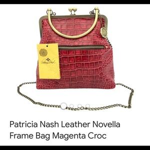 NWT  Patricia Nash Novella magenta bag